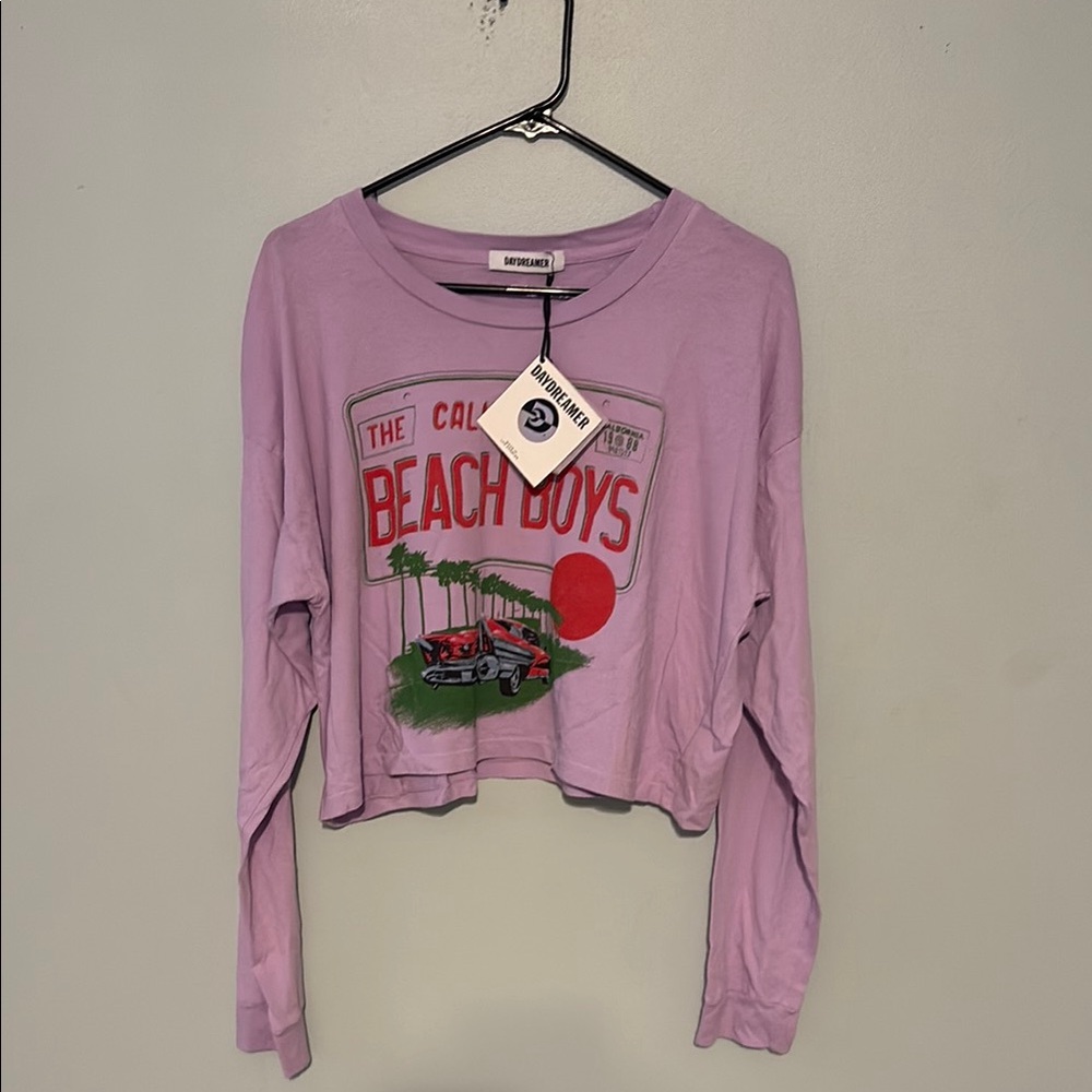 Daydreamer Lavender Graphic Long Sleeve Tee